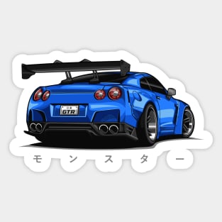 GTR R35 Body Kit (Blue) Sticker